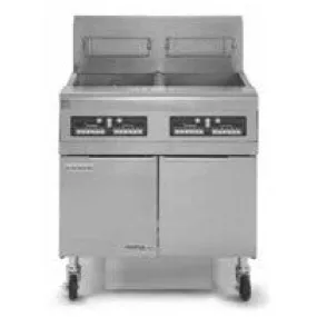 1 Full Pot & 1 Split Pot Gas Fryer W/Built in Filtration with SMART4U® K3000 Controller (FPPH255-2RCSC).