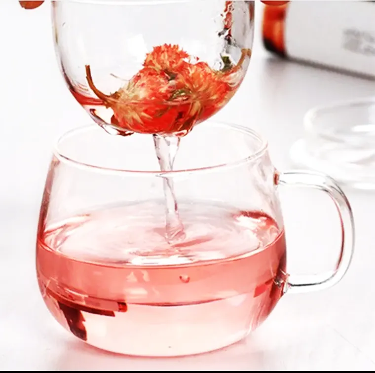 10 OZ Borosilicate Glass Tea Mug