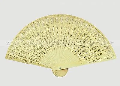 12 PCS Fragrant Wood Hand Fan