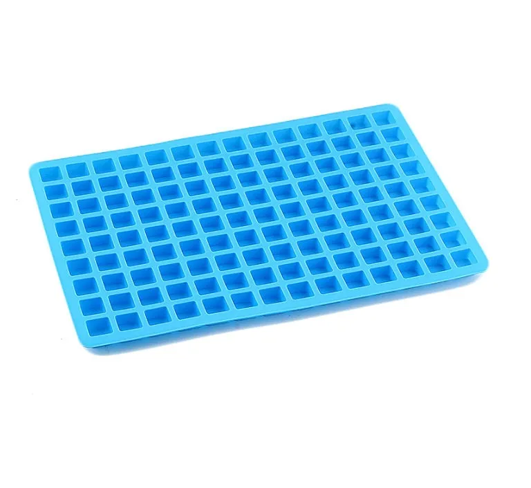 126 Cavity Square Silicone Mold Bakeware Baking Brownie Cake Pastry Jello Ice Cube Cream Soap Making Ice Mould Tray Homemade Food Craft