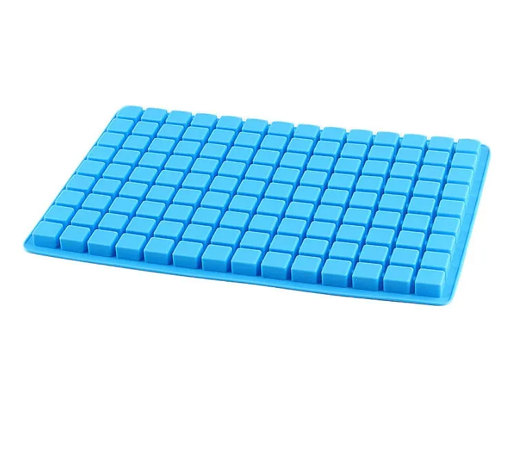 126 Cavity Square Silicone Mold Bakeware Baking Brownie Cake Pastry Jello Ice Cube Cream Soap Making Ice Mould Tray Homemade Food Craft