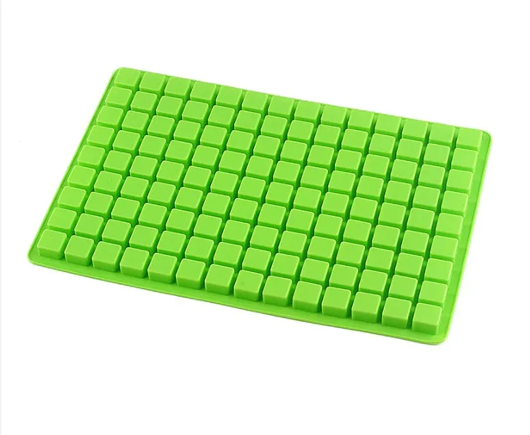 126 Cavity Square Silicone Mold Bakeware Baking Brownie Cake Pastry Jello Ice Cube Cream Soap Making Ice Mould Tray Homemade Food Craft