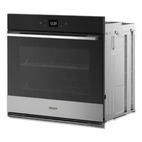 50 Cubic Feet Single Wall Oven With Air Fry When Connected - Gray