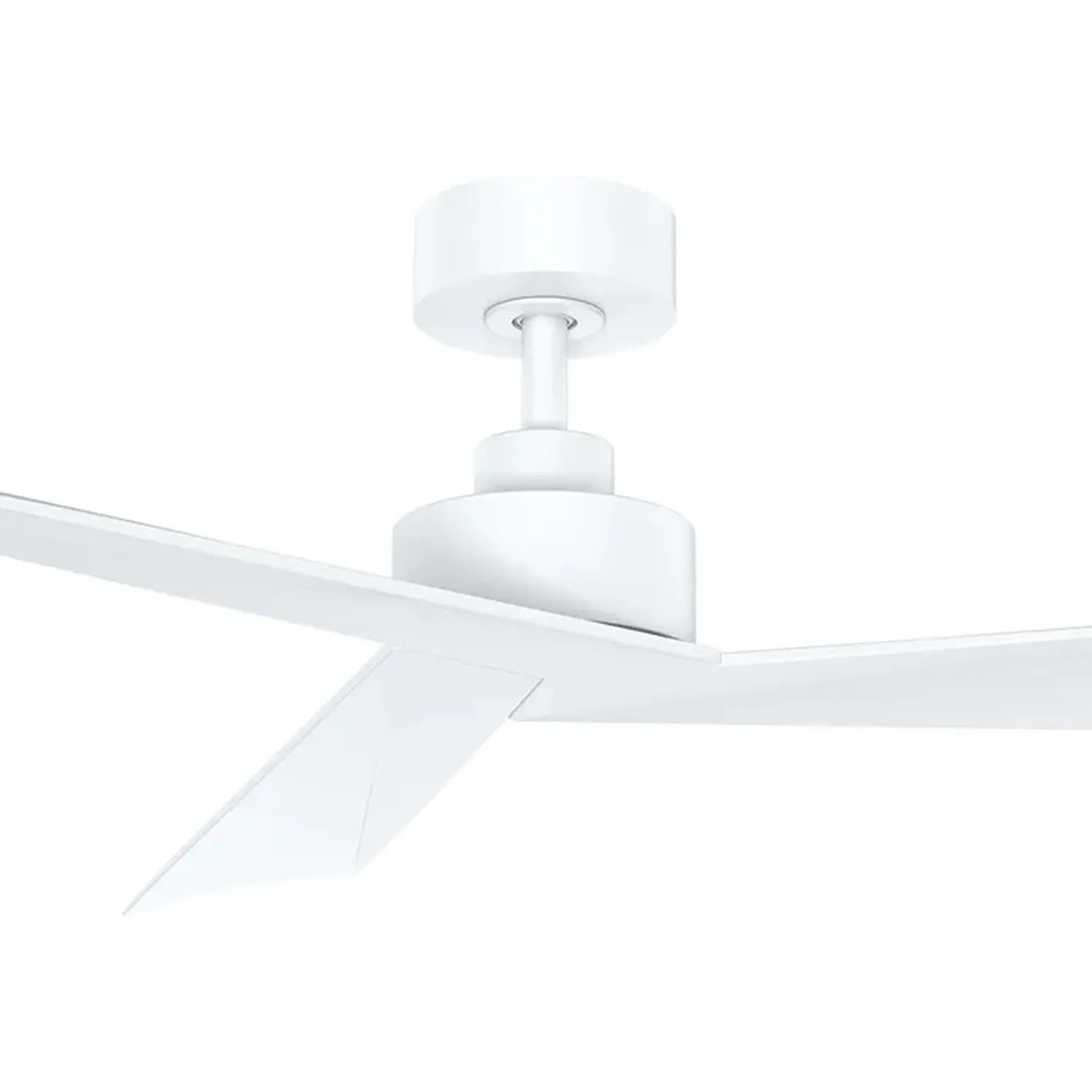 52" Bronte DC Ceiling Fan White, Black, White/Oak, Black/Walnut Vencha Lighting