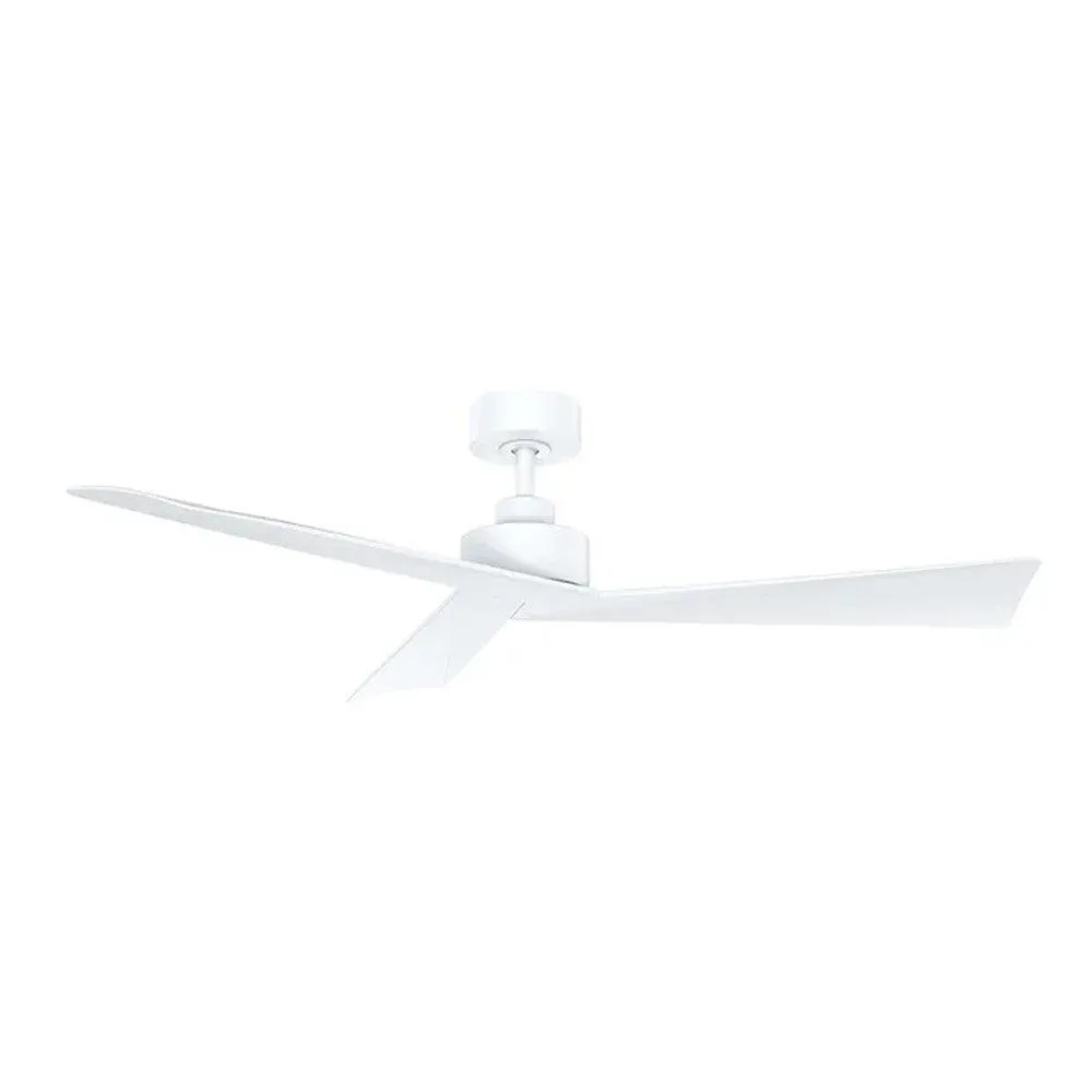 52" Bronte DC Ceiling Fan White, Black, White/Oak, Black/Walnut Vencha Lighting