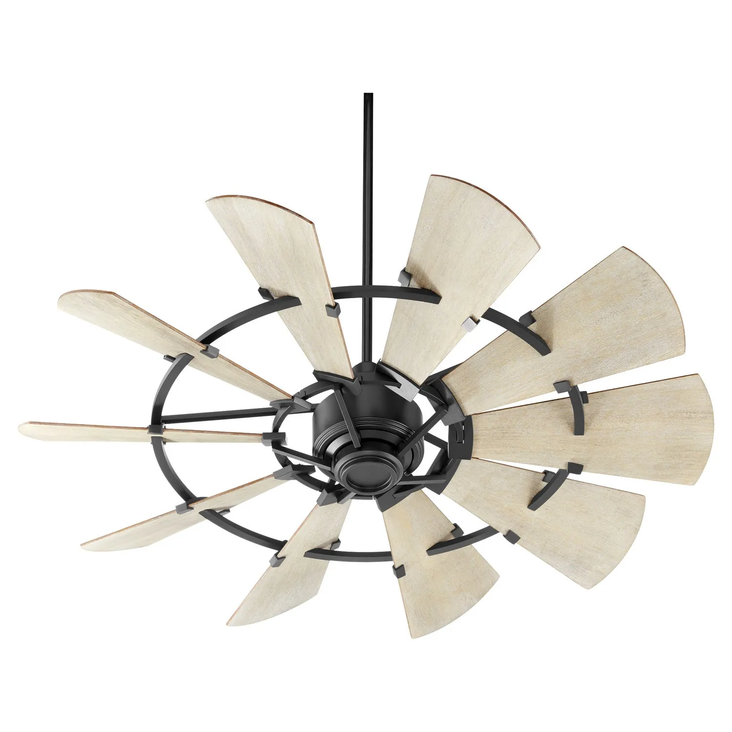 52" Ceiling Fan from the Windmill Collection in Textured Black Finish by Quorum