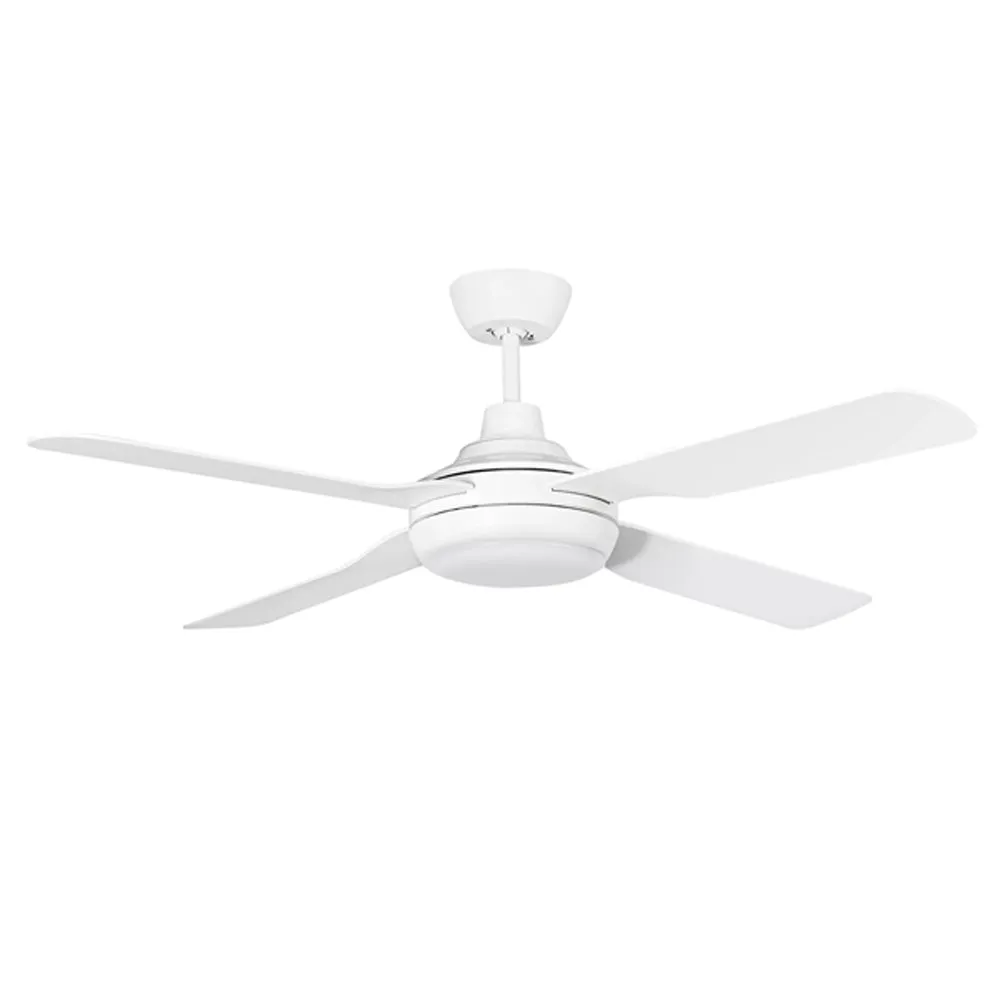 52" Discovery II AC Ceiling Fan Black, White with Light MDF1343M, MDF1343W Martec Lighting