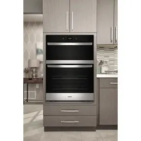 57 Total Cubic Feet Combo Wall Oven With Air Fry When Connected* - Gray