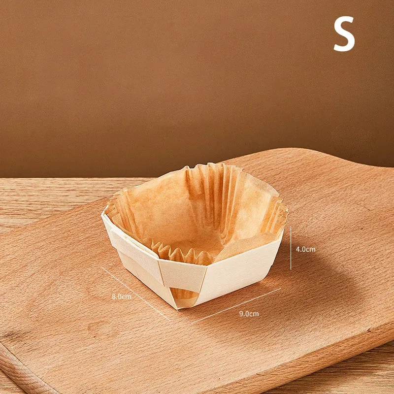 5Pcs Wooden Cake Mold.