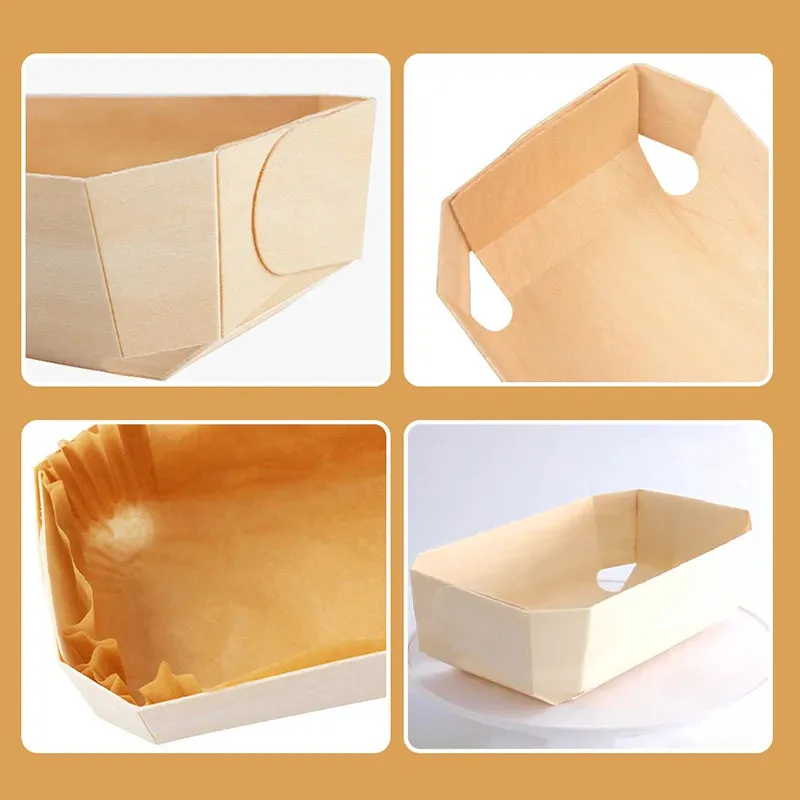 5Pcs Wooden Cake Mold.