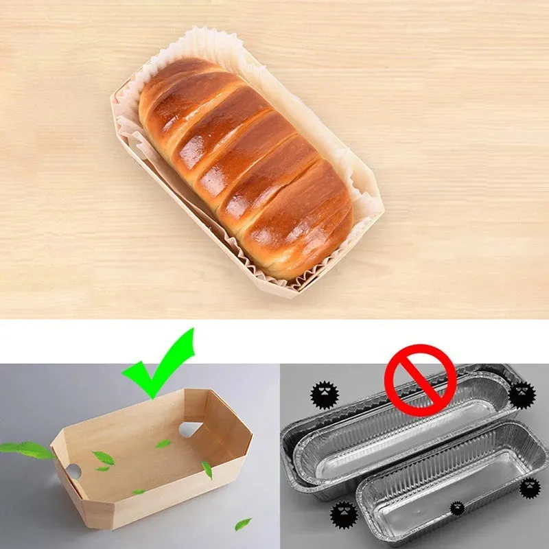 5Pcs Wooden Cake Mold.