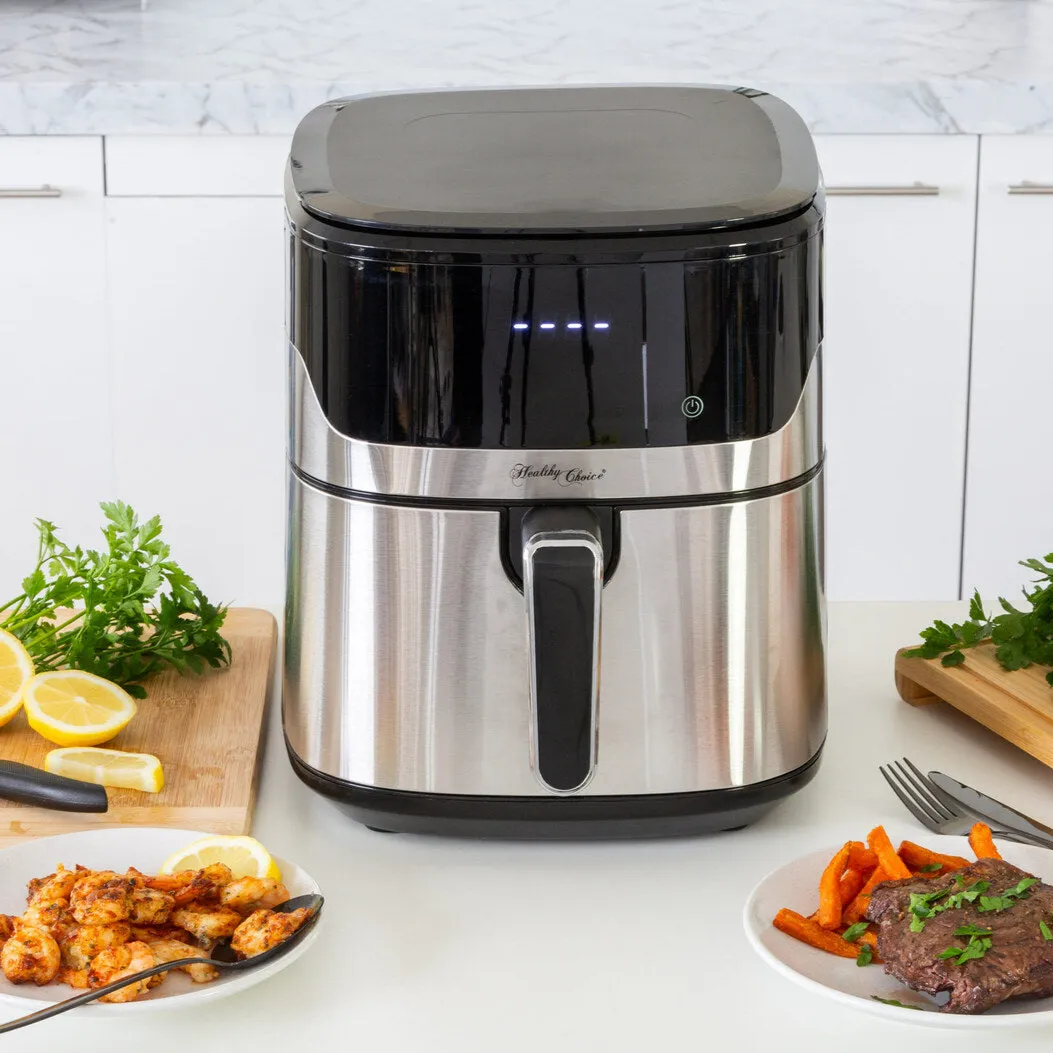 7L Air Fryer Wiz with Built-In Scale, 200C, 9 Cooking Programs