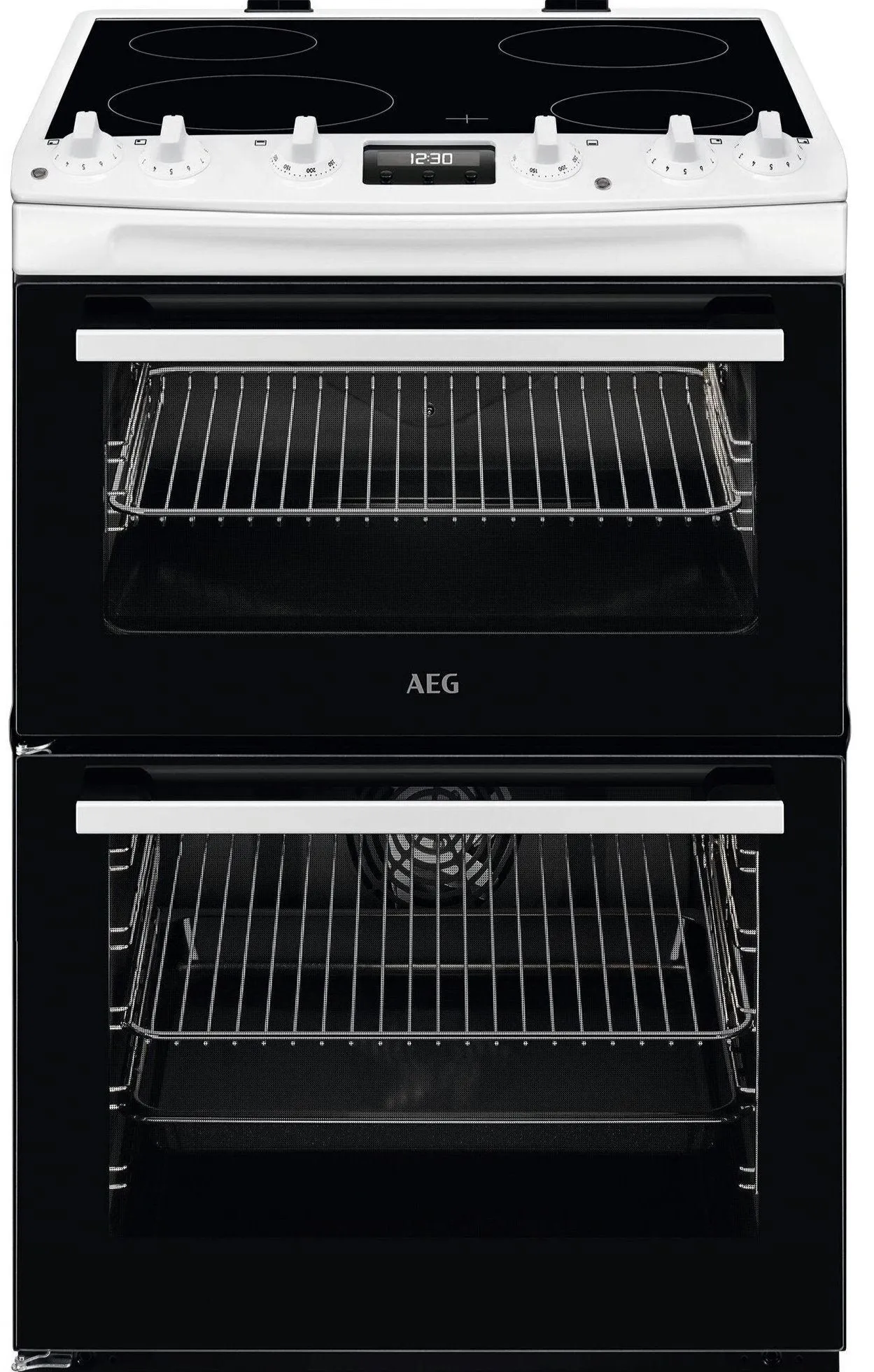 AEG 5000 SurroundCook CCX6540ACW 60cm Electric Cooker with Ceramic Hob - White