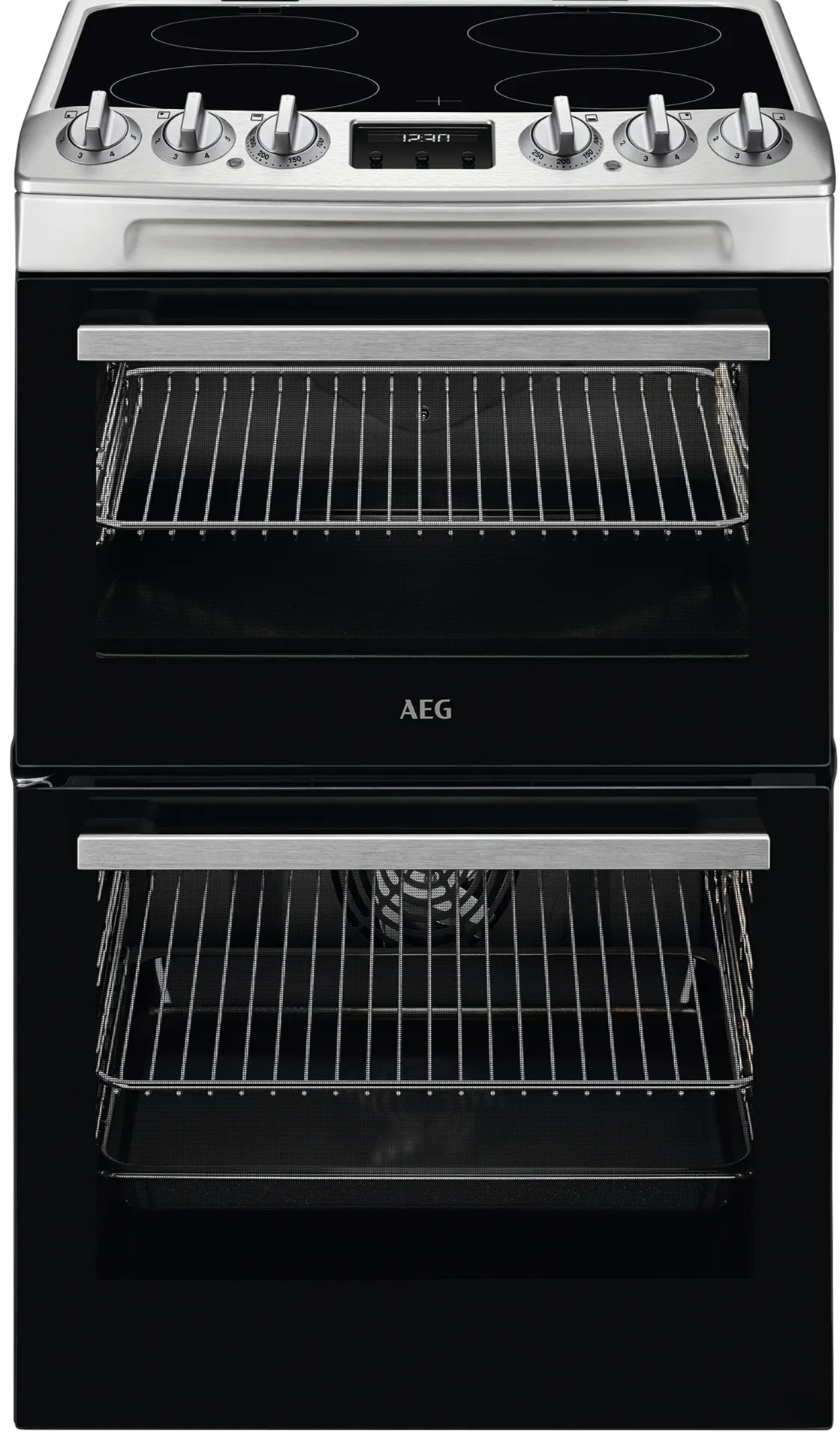 AEG SurroundCook CCX1530ACM 55cm Electric Cooker with Ceramic Hob - Stainless Steel