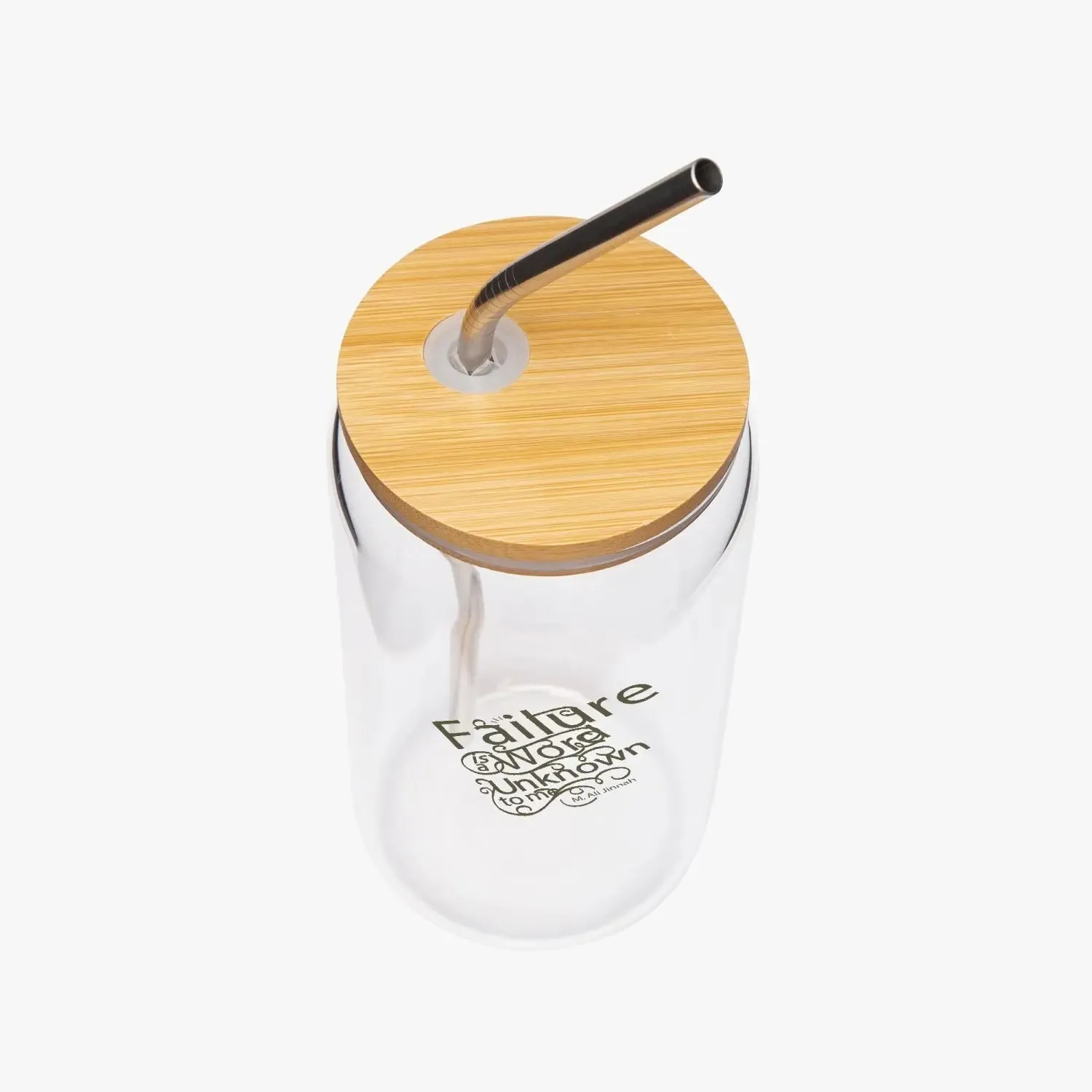 AI Drinking Glasses with Bamboo Lids