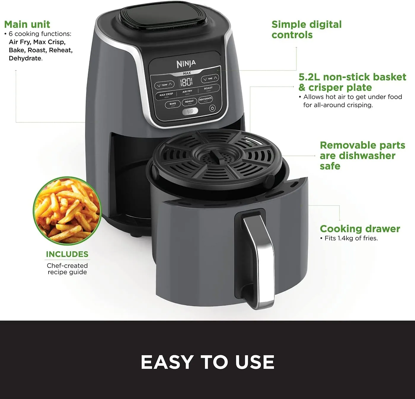 Air Fryer Max | 5.2L