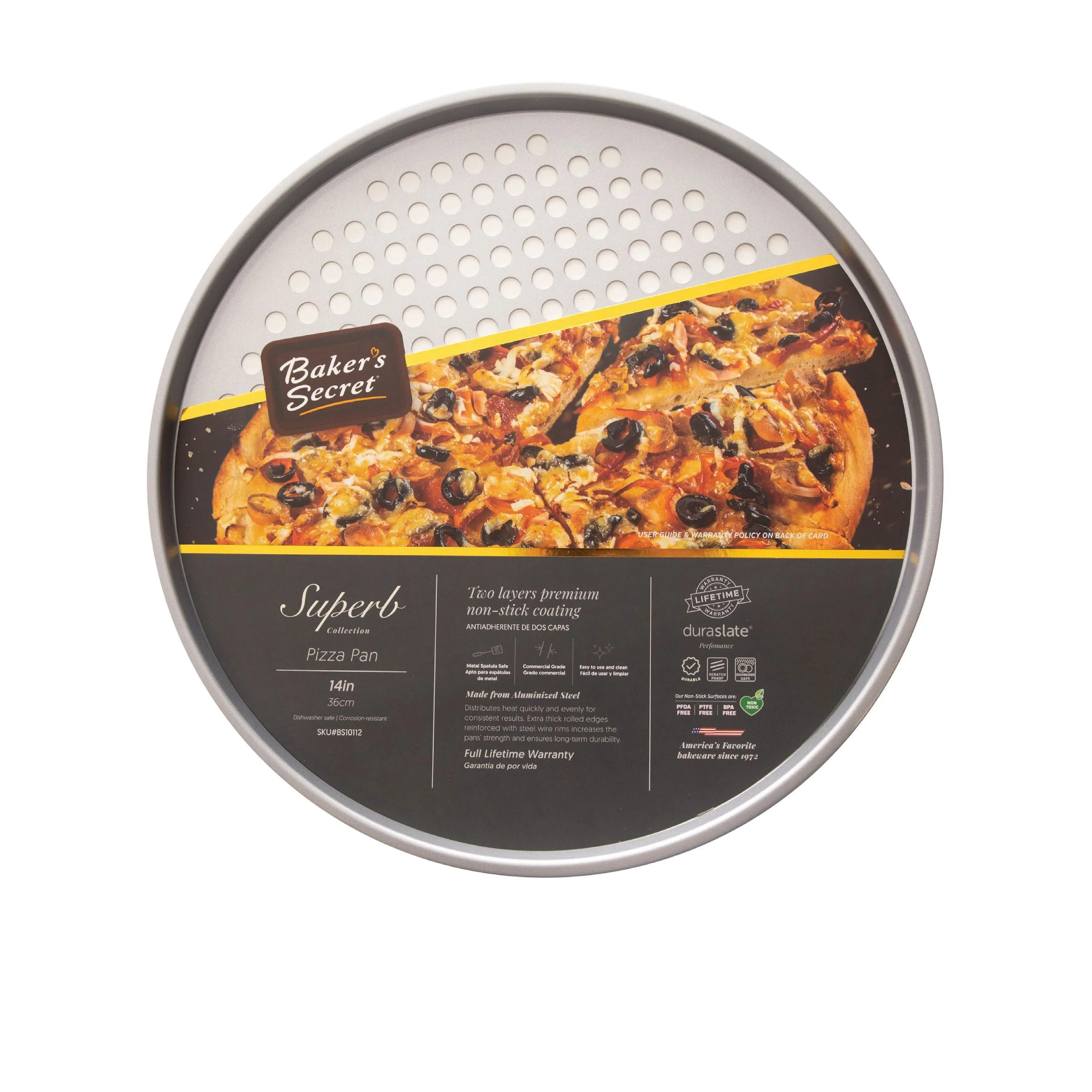 Aluminized Steel Pizza Crisper 14"