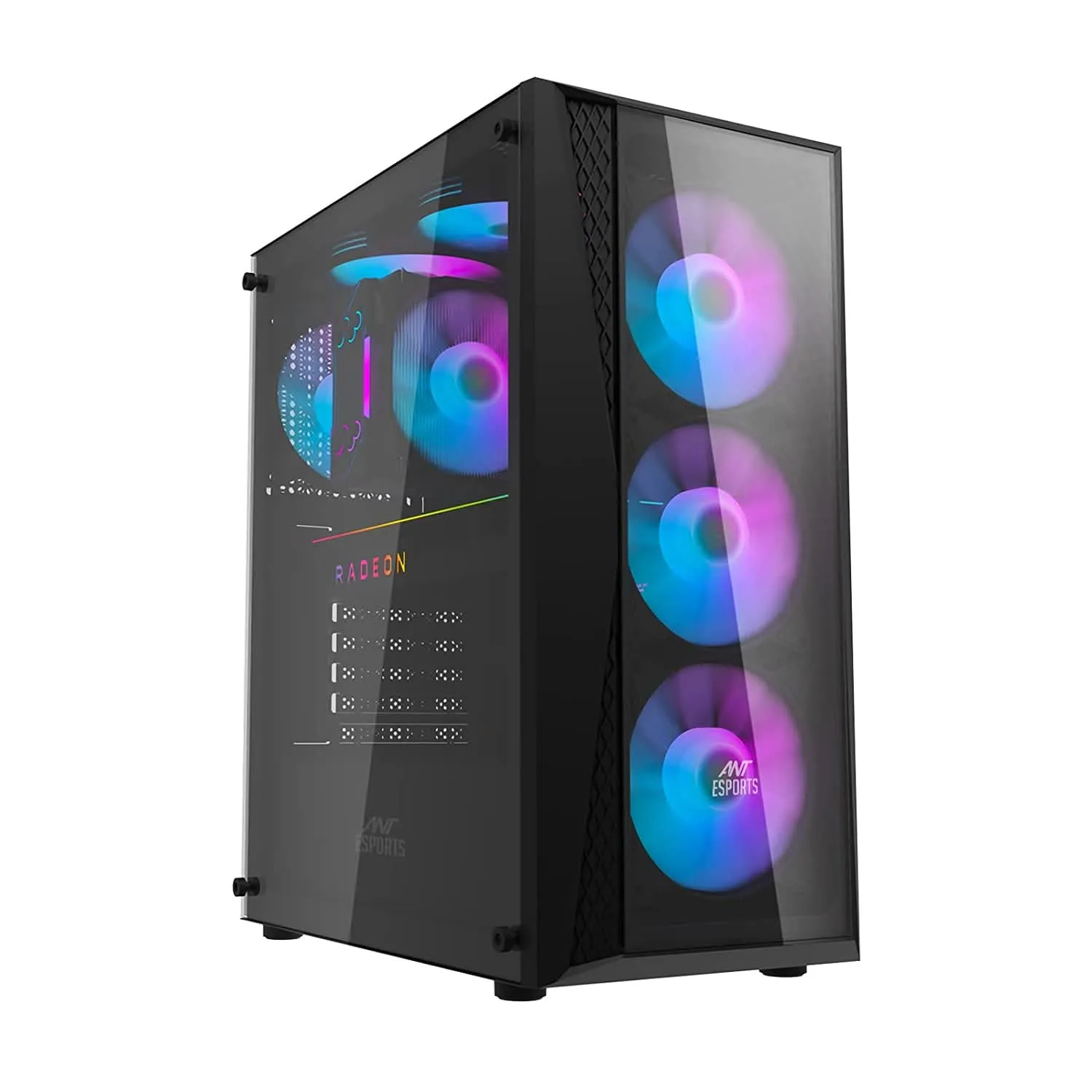 ANT ESPORTS 220 AIR MID- TOWER ATX CABINET BLACK