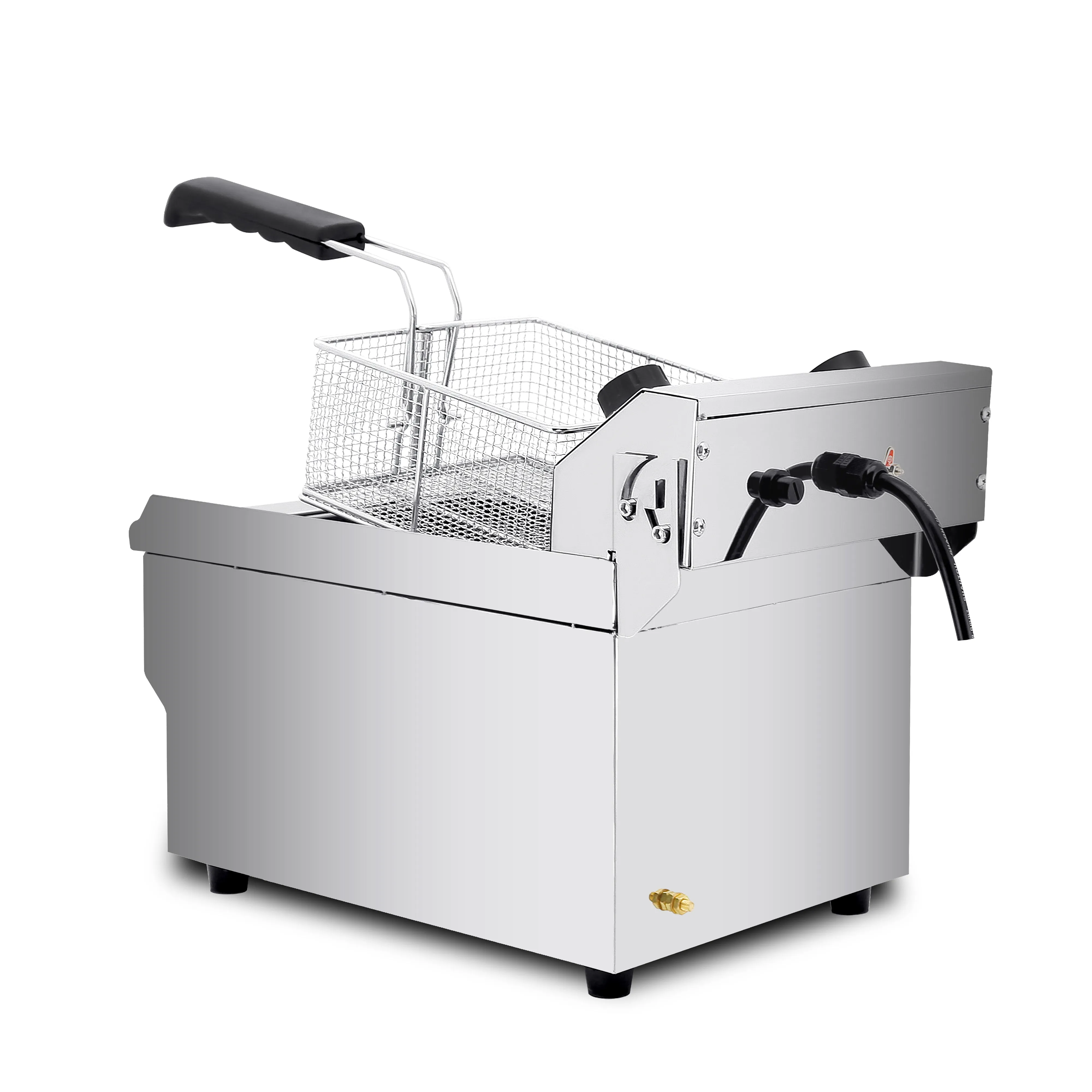 AP-399 Commercial Deep Fryer | 11.5 L | Electric Oil Fryer | Snack Machine with Removable Basket