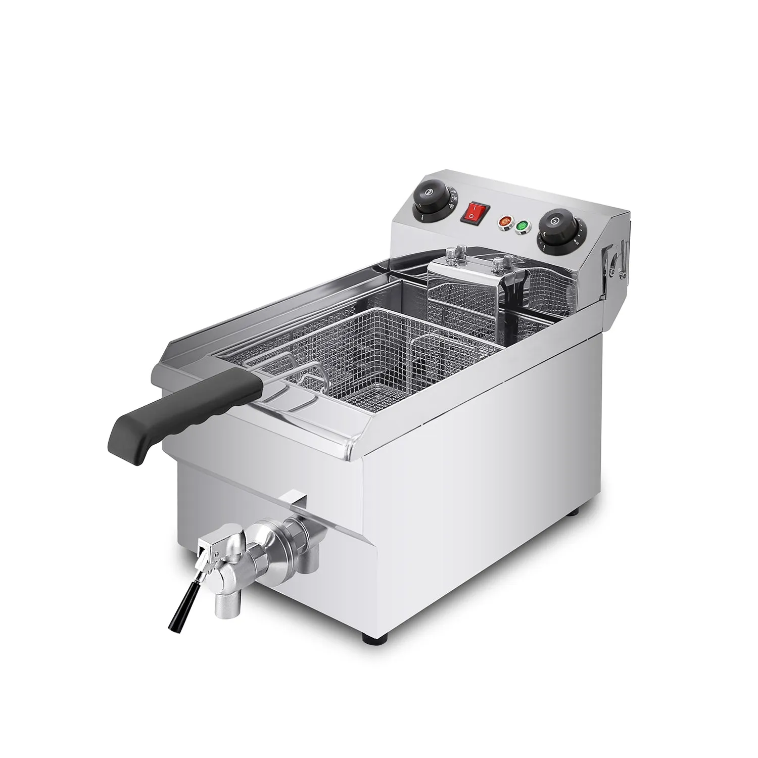 AP-399 Commercial Deep Fryer | 11.5 L | Electric Oil Fryer | Snack Machine with Removable Basket