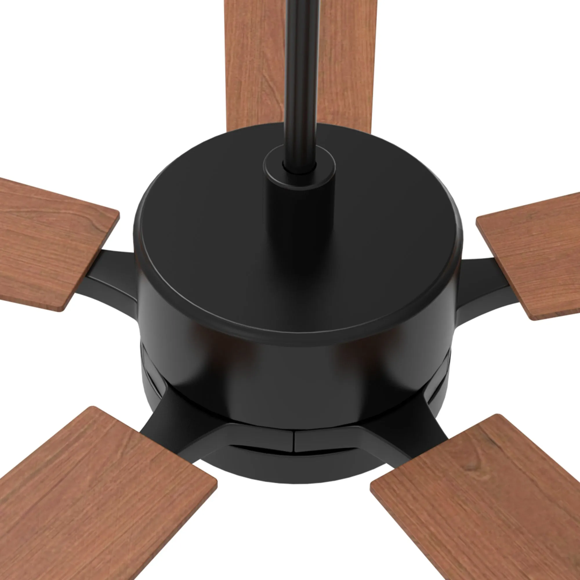 APPLETON 52 inch 5-Blade Smart Ceiling Fan with LED Light Kit & Remote Control- Black/Dark Wood