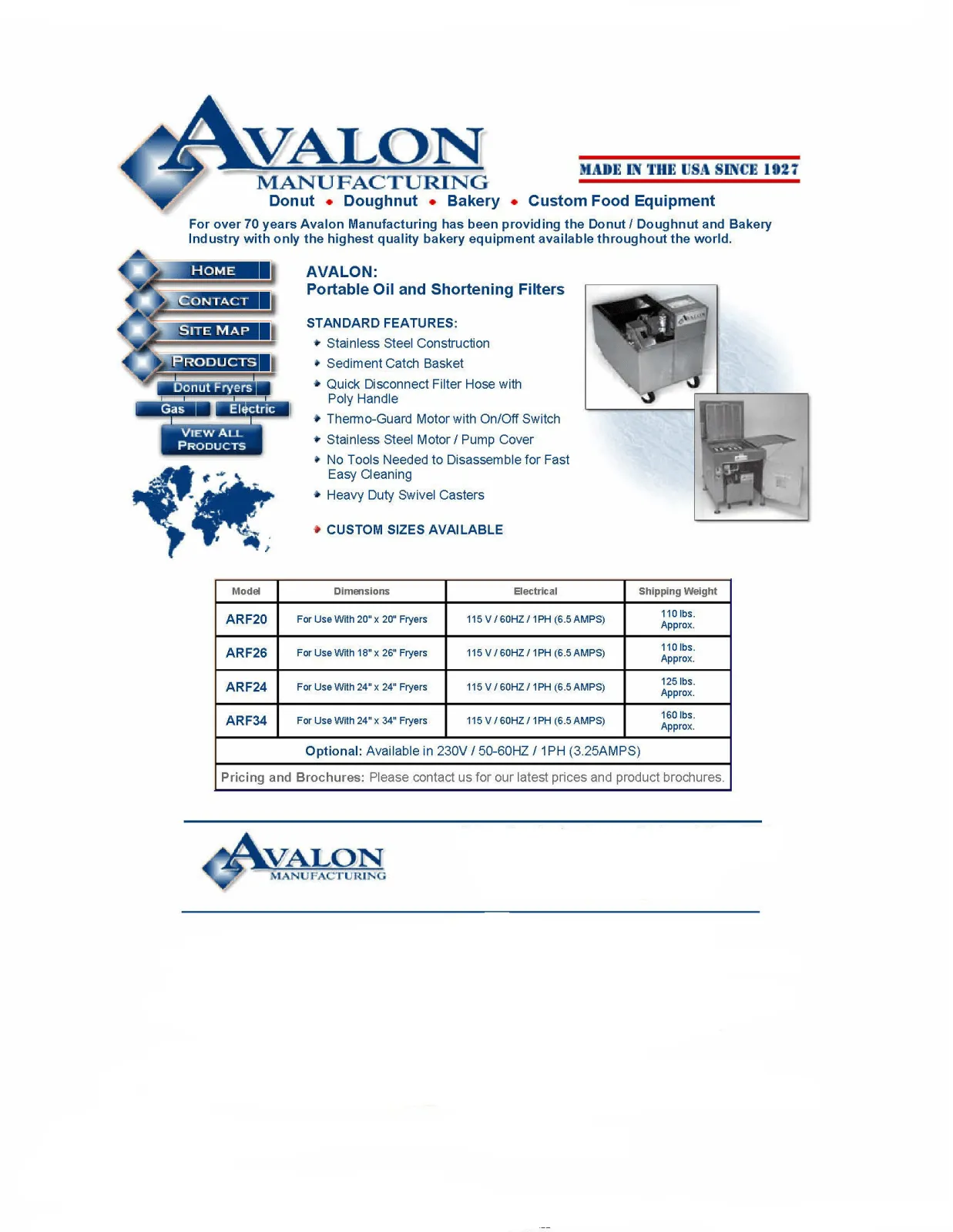 Avalon Filter Filtration Envelopes (FP1418E-34) for Model ARF34