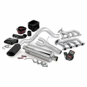 Banks Power 48064-B PowerPack System; Single Exh; S/S-Black Tip-2003-06 Chevy 4.8-5.3L; EC/CC-SB