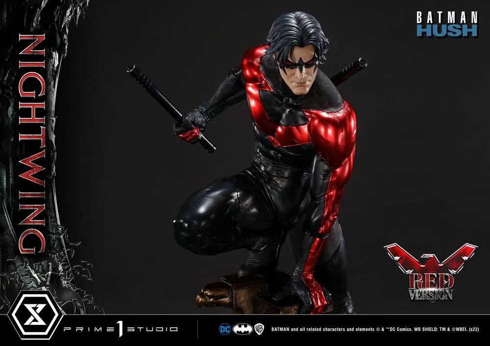 Batman Hush Statue Nightwing Red Version 87 Cm