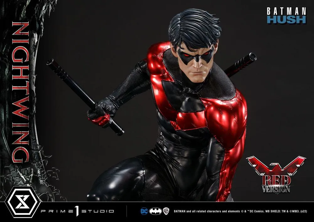 Batman Hush Statue Nightwing Red Version 87 Cm