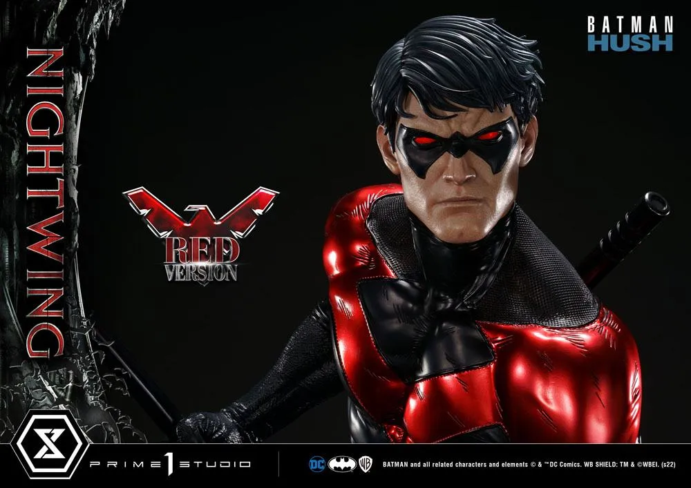 Batman Hush Statue Nightwing Red Version 87 Cm