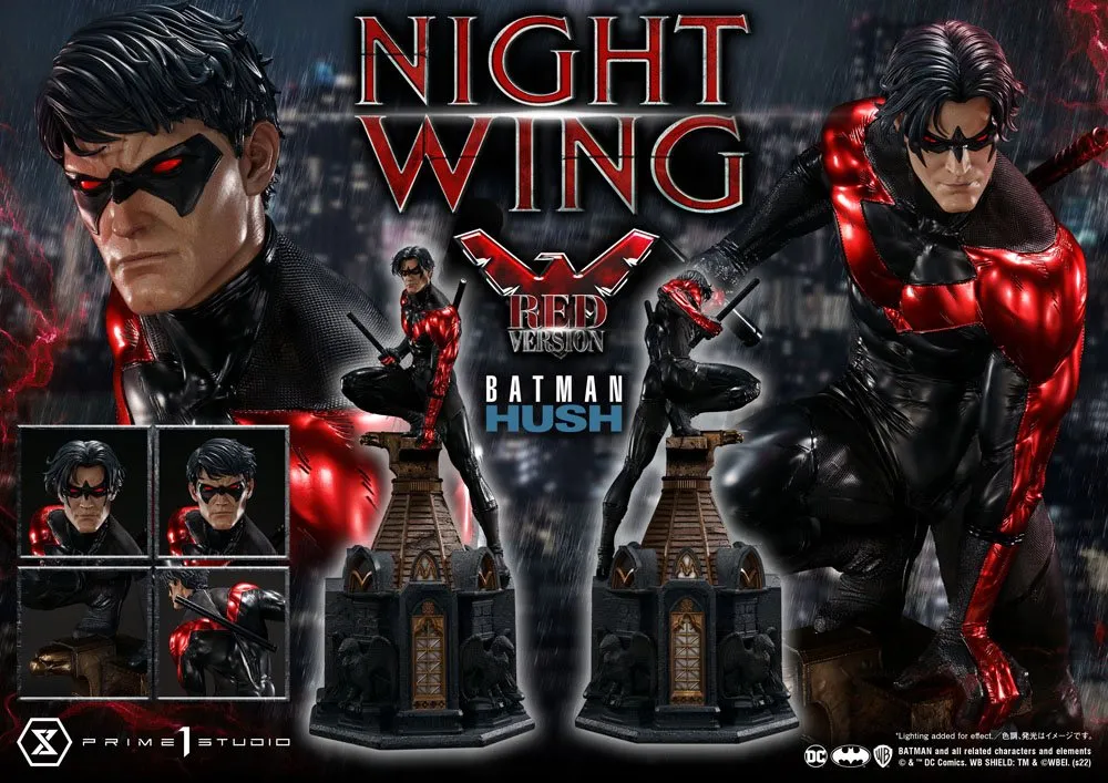 Batman Hush Statue Nightwing Red Version 87 Cm