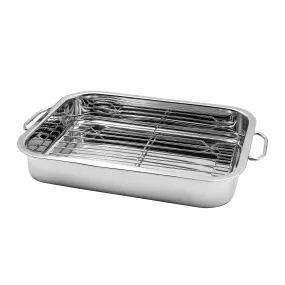 Blackmoor Non Stick Roasting Tin with Removable Rack/Christmas Dinner Essential - Turkey, Roast Potatoes and Other Veg/Easy to Clean