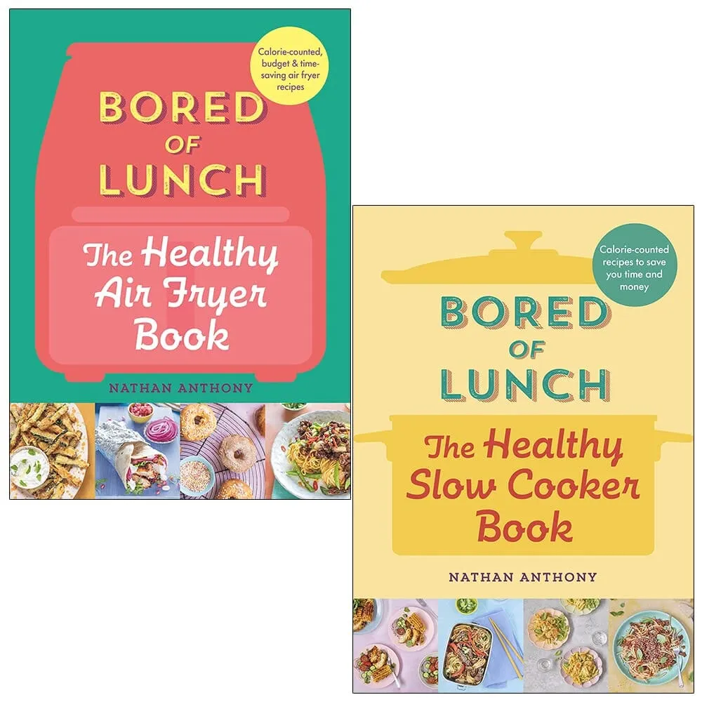 Bored of Lunch Collection by Nathan Anthony: 2 Books Set - Hardback