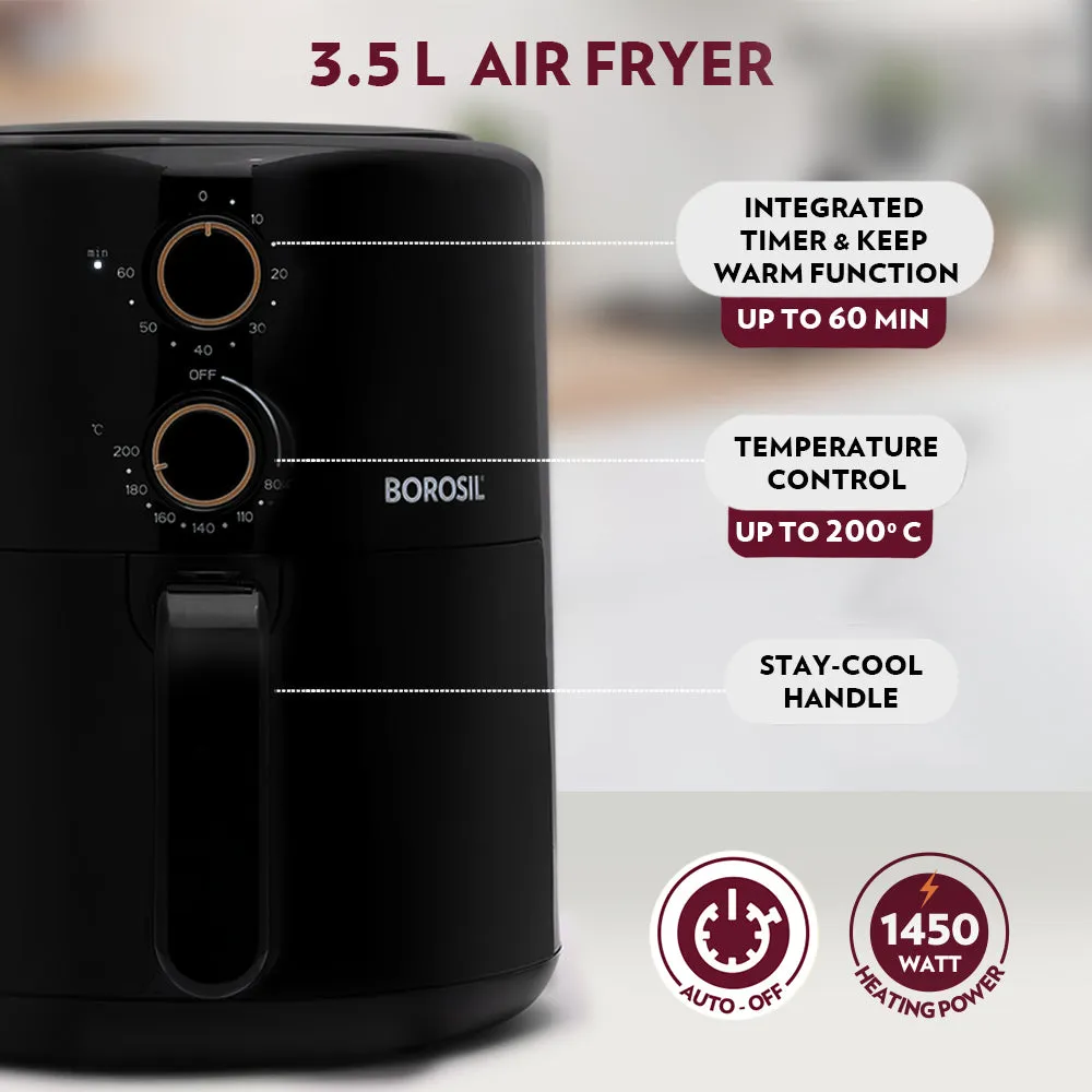 Borosil Best Air Fryer, 3.5 L