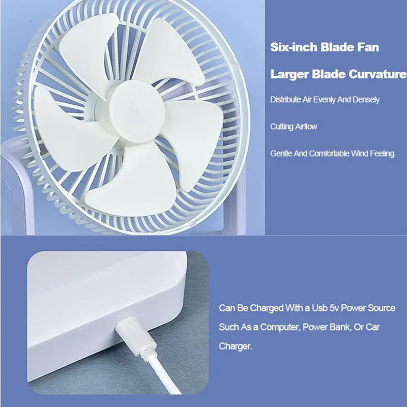 Built-In Night Light Cooling Breeze Fan - Z541  Z541