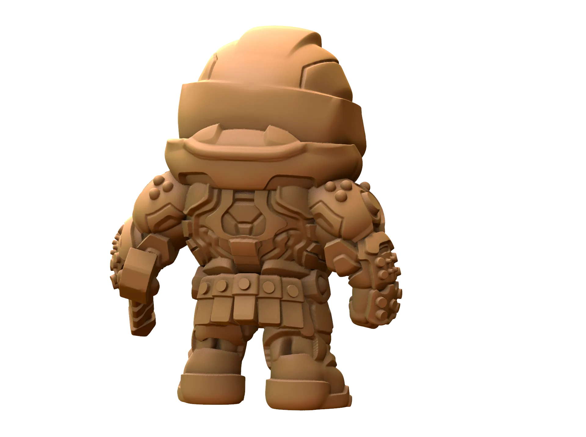 Capsule Chibi - Doomed Marine