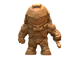 Capsule Chibi - Doomed Marine