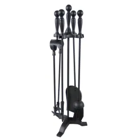 Castle Living Ball 5 Piece Companion Set Black 23 inch/58cm