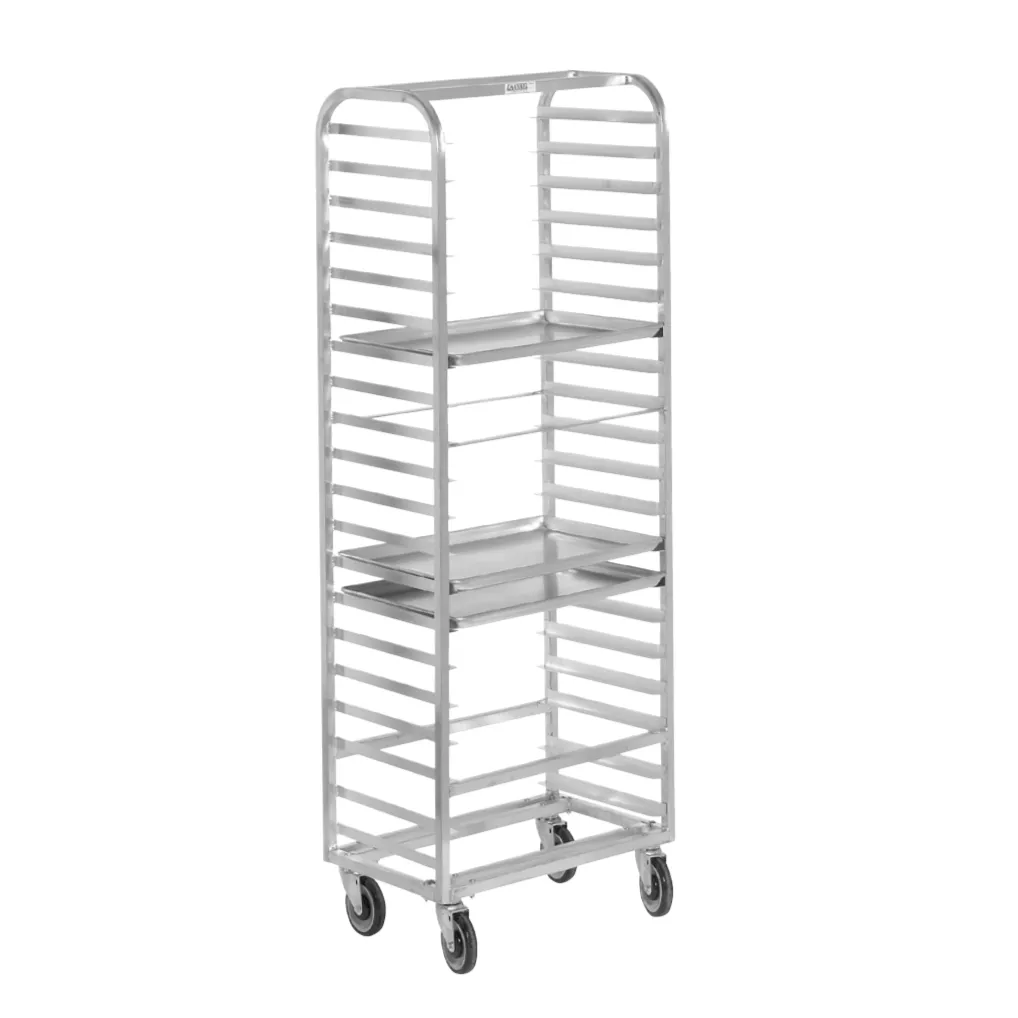 Channel 20 Tier Side Load Sheet Pan Rack with 3" Spacing, 28.5" x 18" x 70"