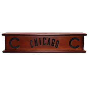 Chicago Cubs Wood Wall Shelf