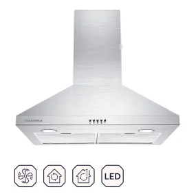 CIARRA 30 Inch Wall Mount Chimney Range Hood CAS75206P-OW