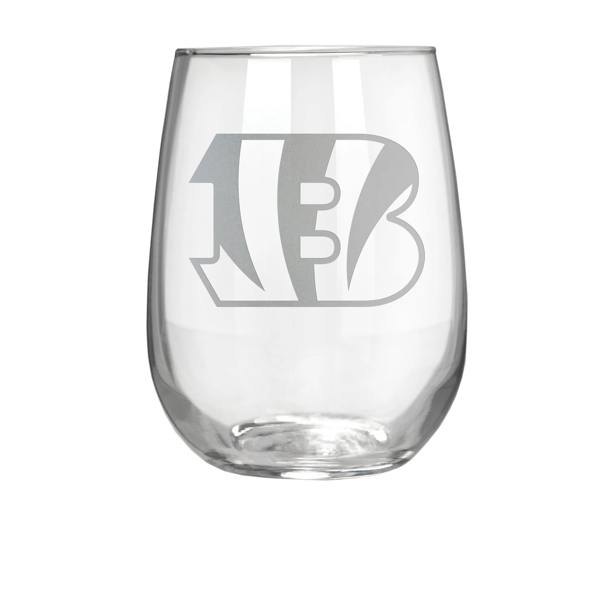 Cincinnati Bengals 17 oz. Stemless Wine Glass