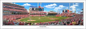 Cincinnati Reds Great American Ballpark Gameday Panoramic Poster Print - Everlasting Images