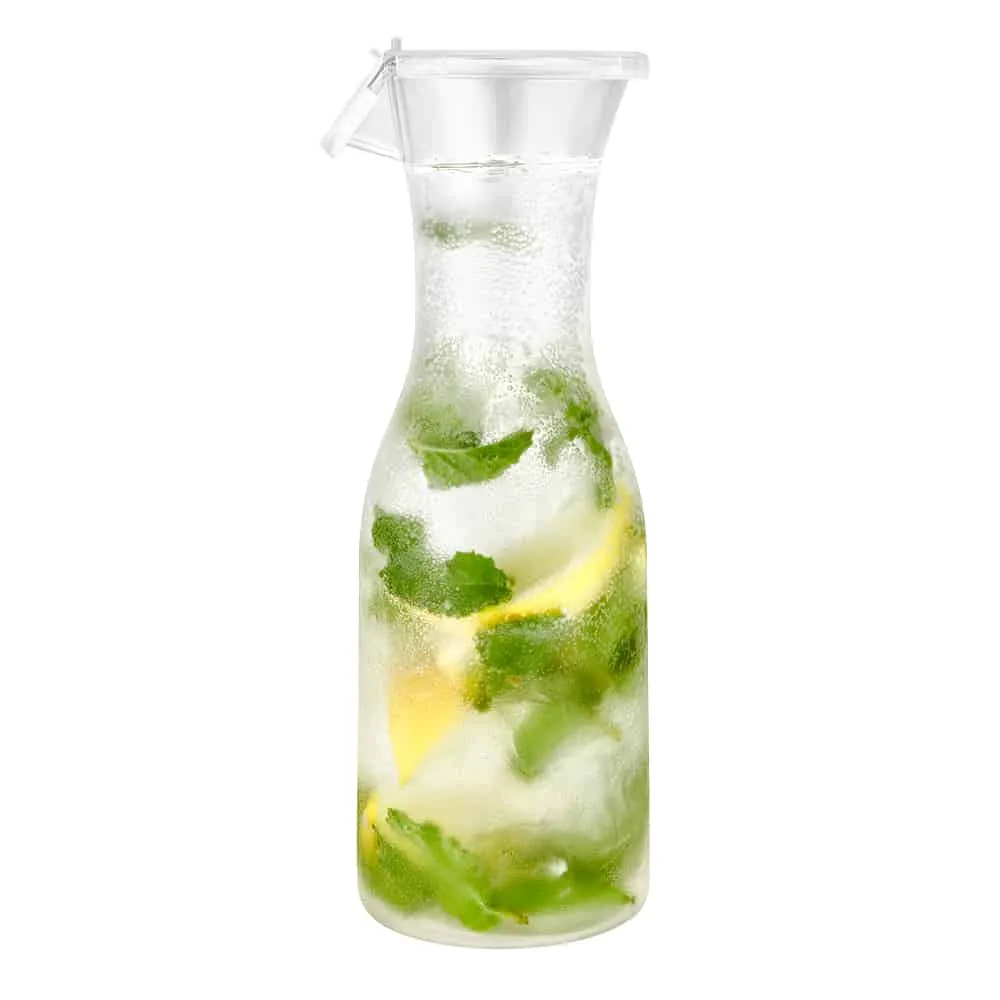 Clear Carafe with Lid, 40oz