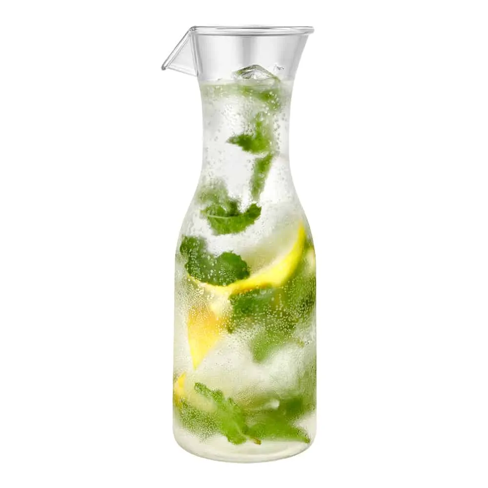 Clear Carafe with Lid, 40oz