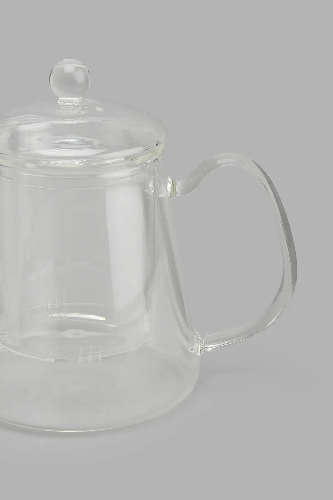 Clear Glass Tea Pot With Filter (800ml)