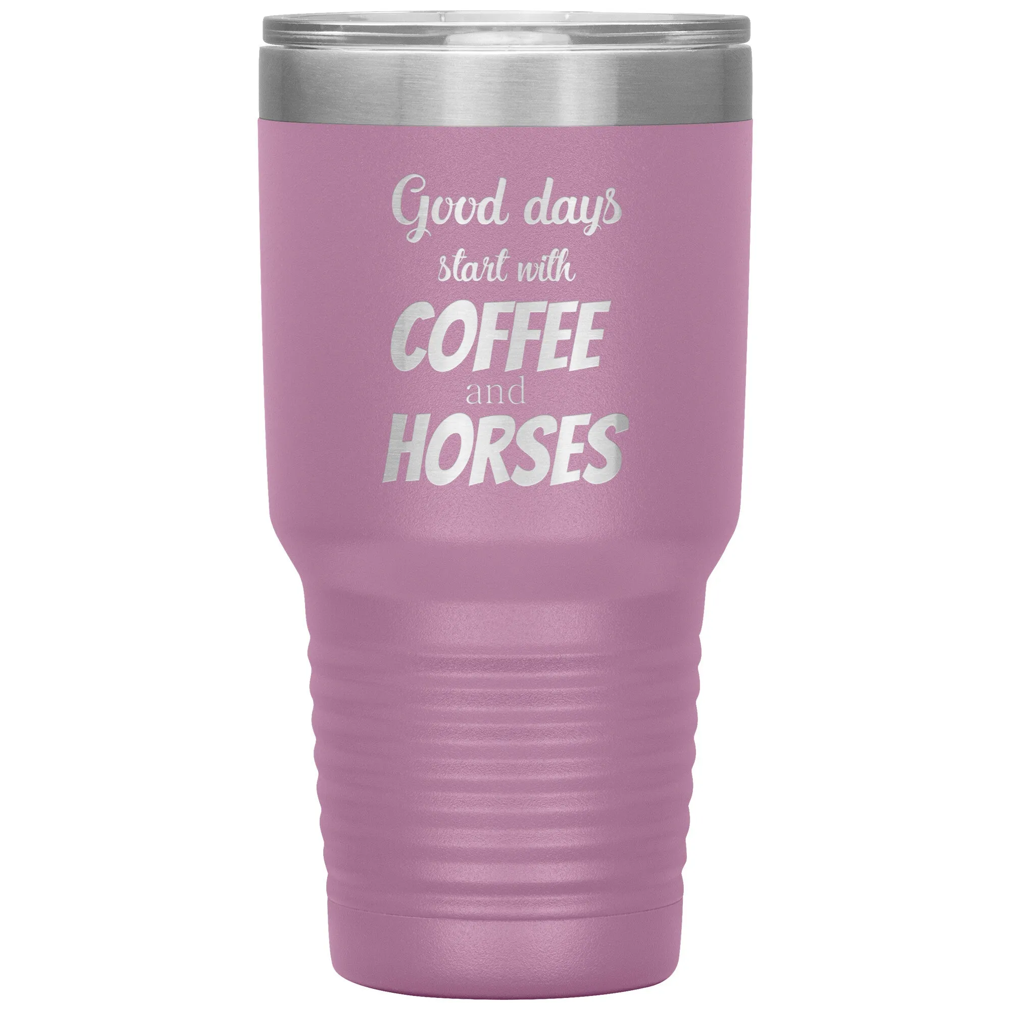 Coffee and horses 30oz Vacuum Tumbler