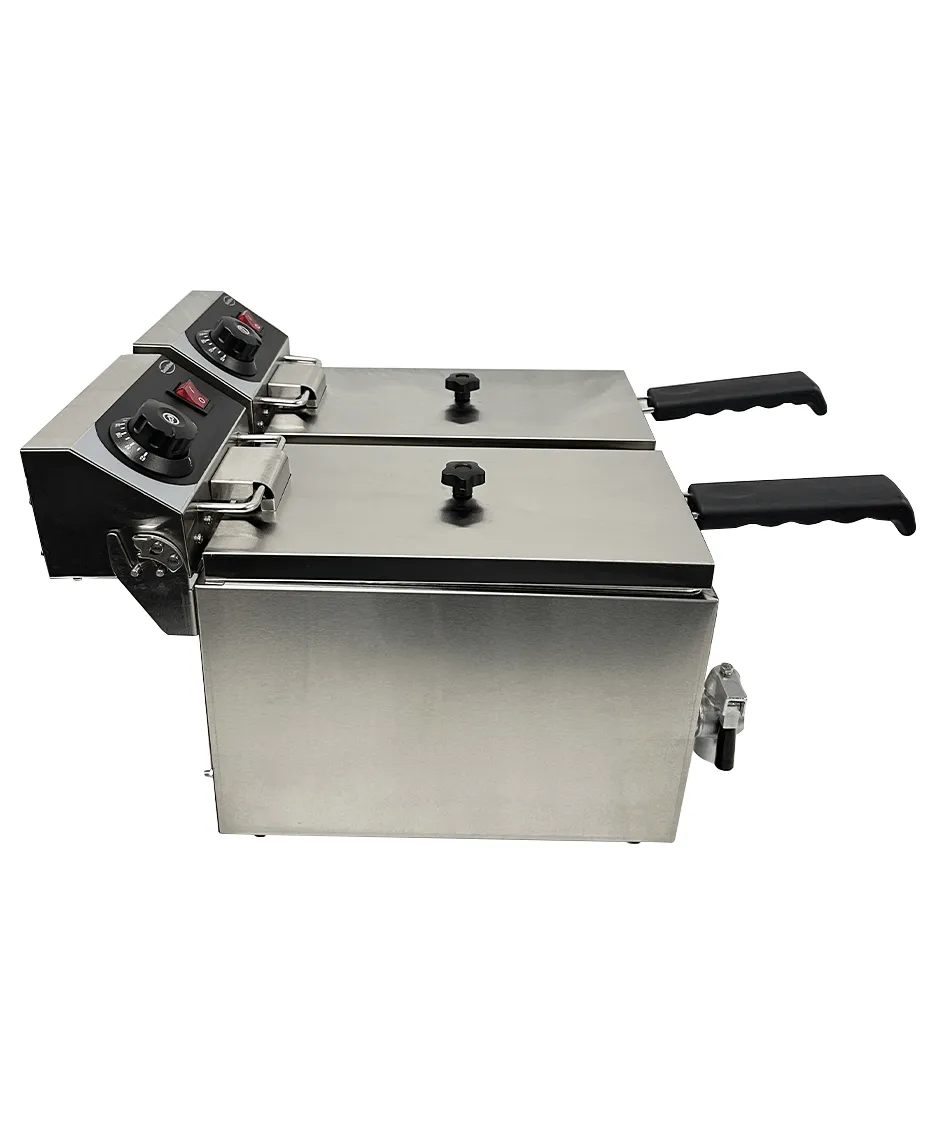 Combisteel Electric Counter Top Fryer 2 x 4 Litre 2 x 3Kw - 7455.1002