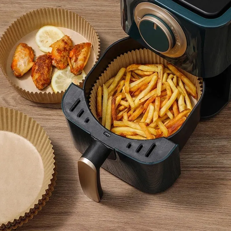 Combo 3 Pacotes de Forro Air Fryer 19.5 x 4.5 cm - 150un