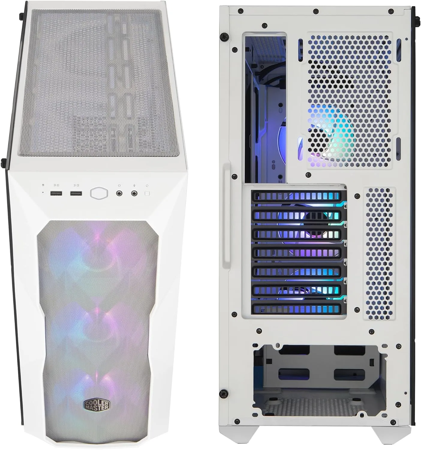 Cooler Master MasterBox TD500 Mesh White 白色 ARGB Tempered Glass ATX Case MCB-D500D-WGNN-S01